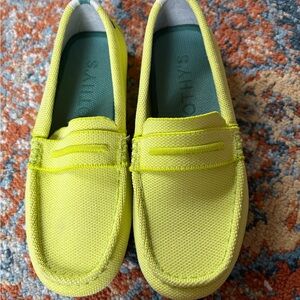 Rothy’s Lime Green Driver Loafers